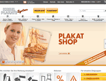 Tablet Screenshot of kiesel-plakate.de
